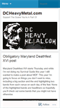 Mobile Screenshot of dcheavymetal.com