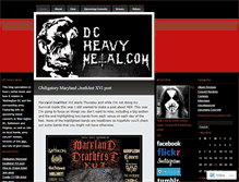 Tablet Screenshot of dcheavymetal.com